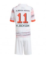 Otroške Nogometnih dresov Bayern Munich Nicolas Jackson #11 Gostujoči 2025-26 Kratki rokavi (+ hlače)